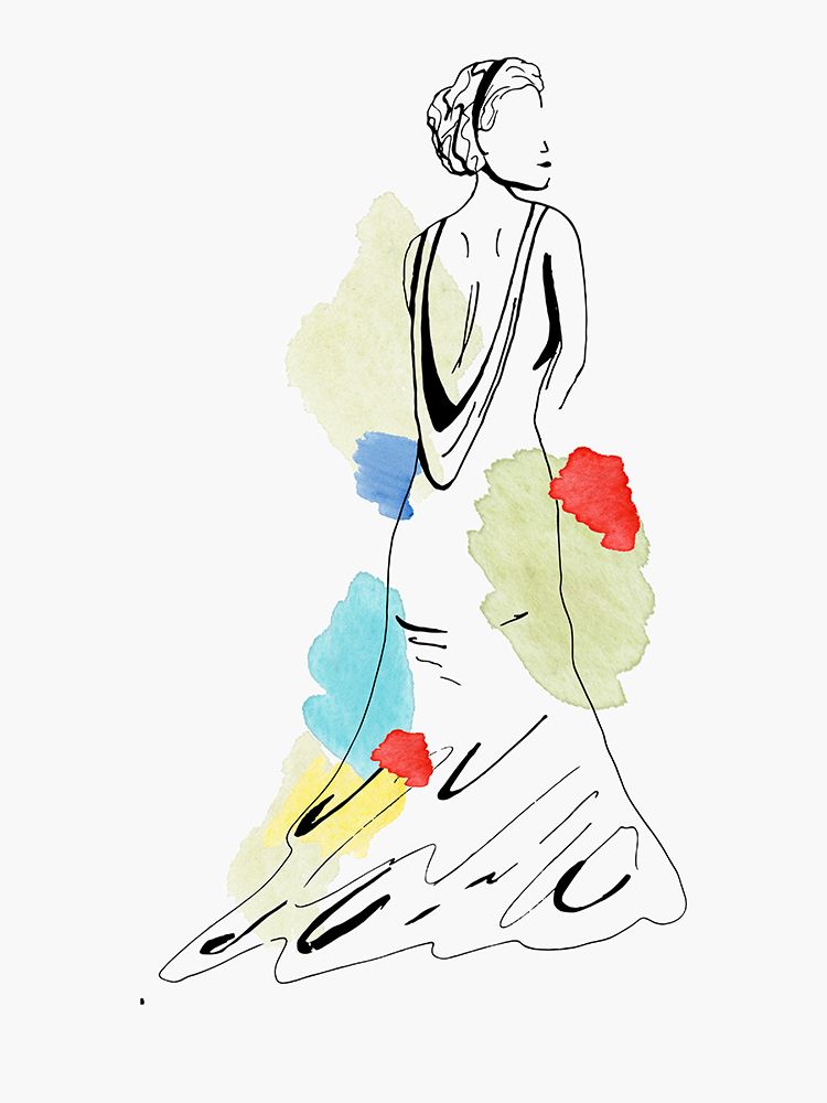 Fashion Glamour 1 art print by Corinne Rose Design for $57.95 CAD