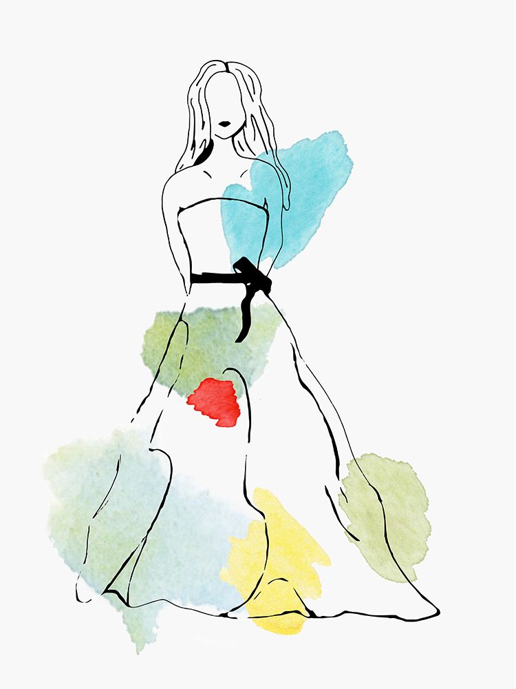 Fashion Glamour 3 art print by Corinne Rose Design for $57.95 CAD