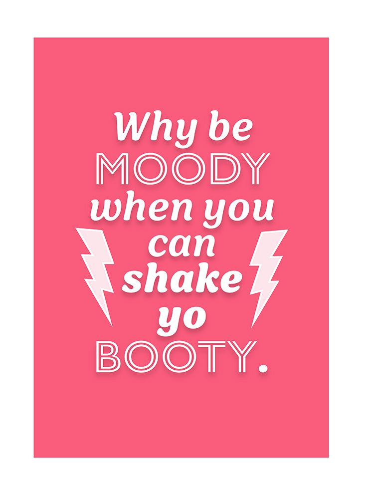 Why Be Moody art print by Corinne Rose Design for $57.95 CAD