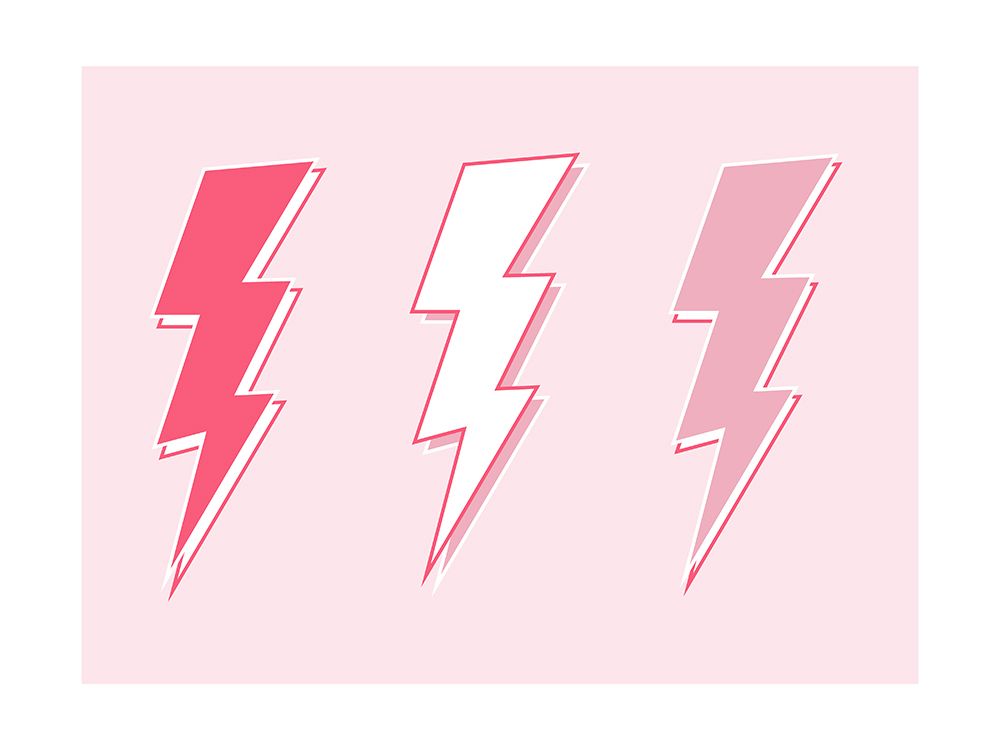 Lightning art print by Corinne Rose Design for $57.95 CAD