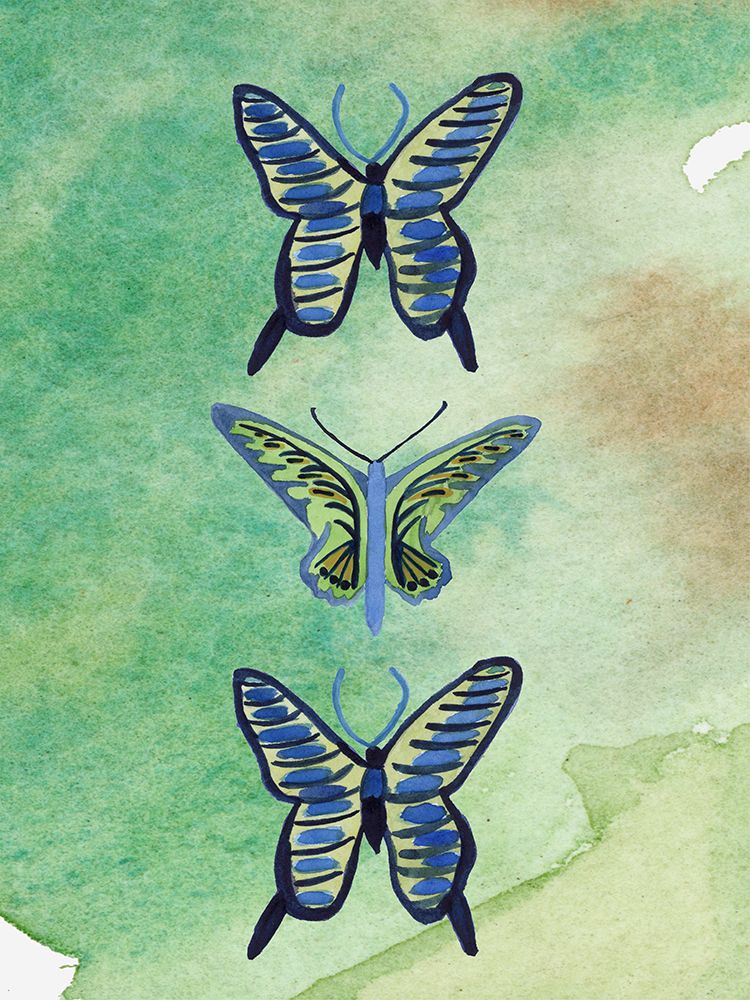 Colorful Butterflies art print by Corinne Rose Design for $57.95 CAD