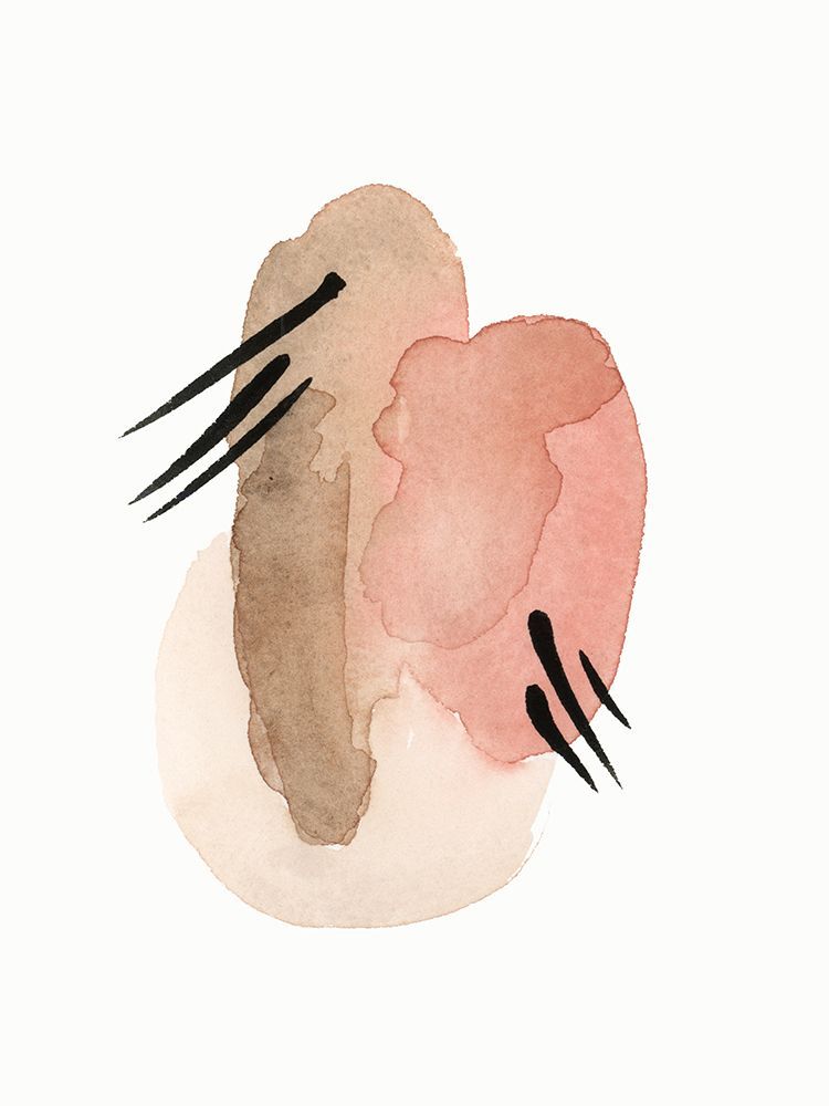 Warm Abstract 2 art print by Corinne Rose Design for $57.95 CAD