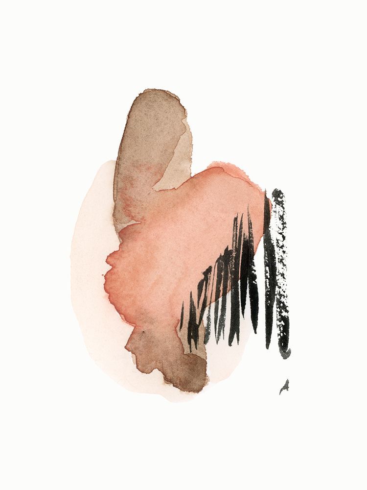 Warm Abstract 3 art print by Corinne Rose Design for $57.95 CAD