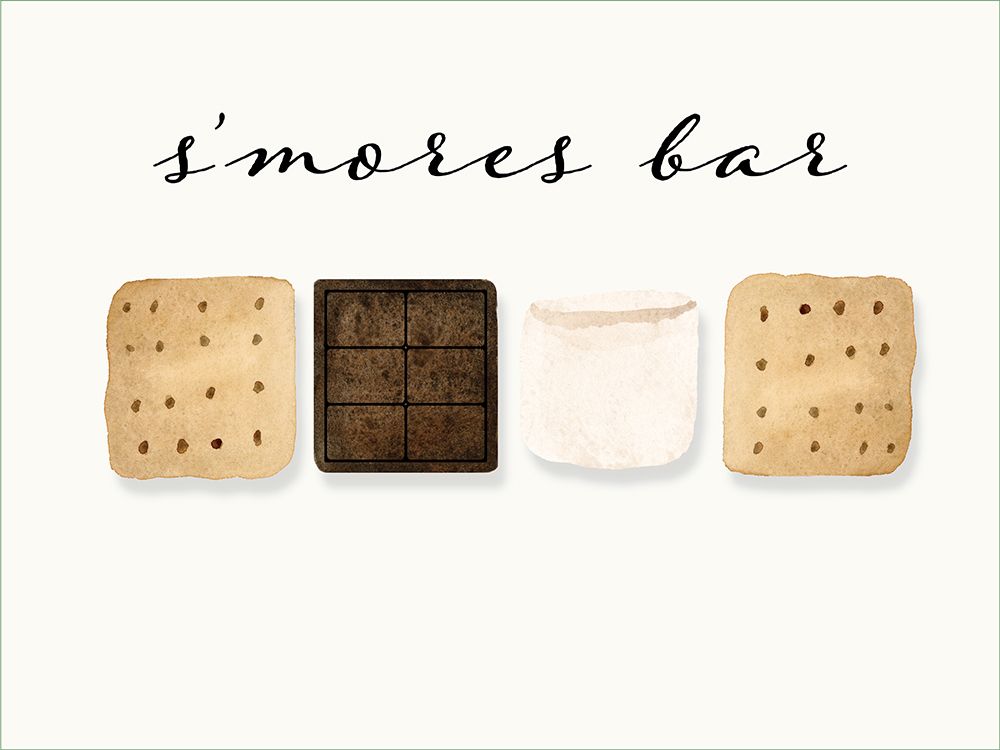 Smores Bar art print by Corinne Rose Design for $57.95 CAD