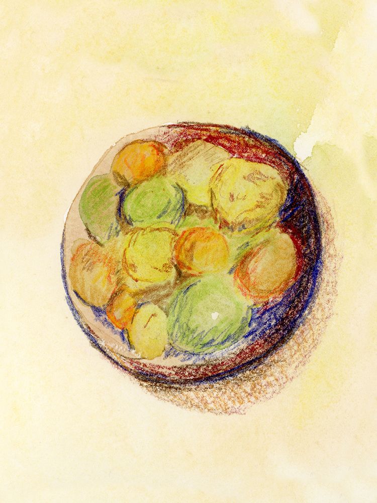 Fruit Bowl art print by Corinne Rose Design for $57.95 CAD