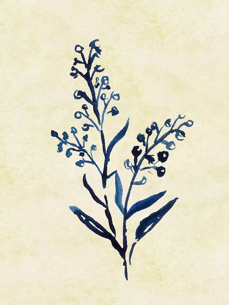 Midnight Botanical 7 art print by Corinne Rose Design for $57.95 CAD