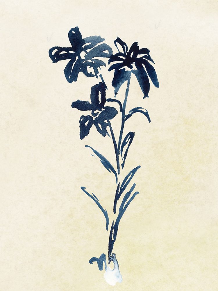 Midnight Floral 1 art print by Corinne Rose Design for $57.95 CAD