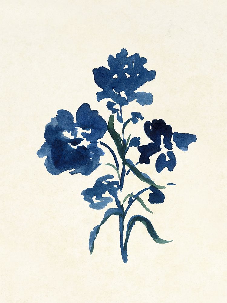 Midnight Floral 3 art print by Corinne Rose Design for $57.95 CAD