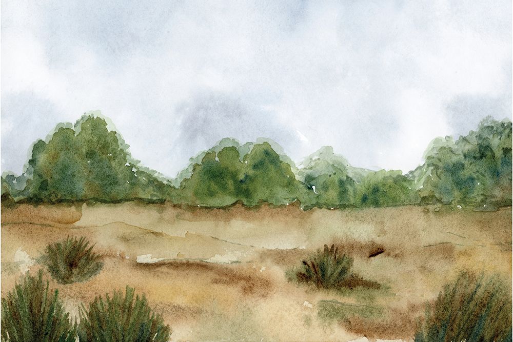 Landscape Greens art print by Corinne Rose Design for $57.95 CAD