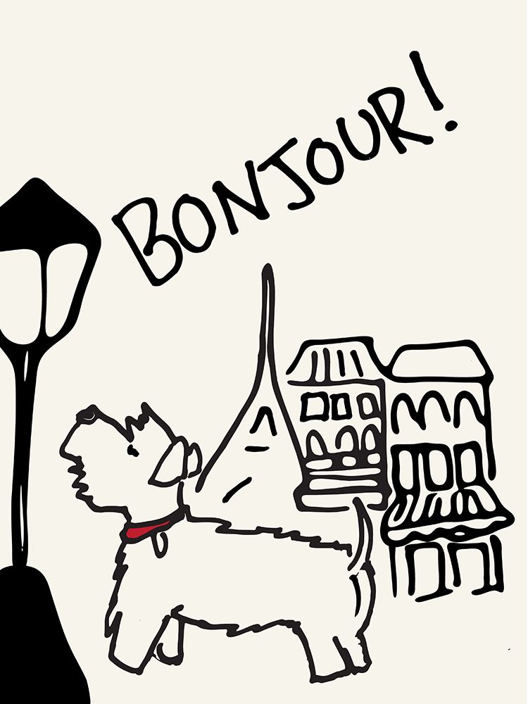 French Skyline art print by Corinne Rose Design for $57.95 CAD