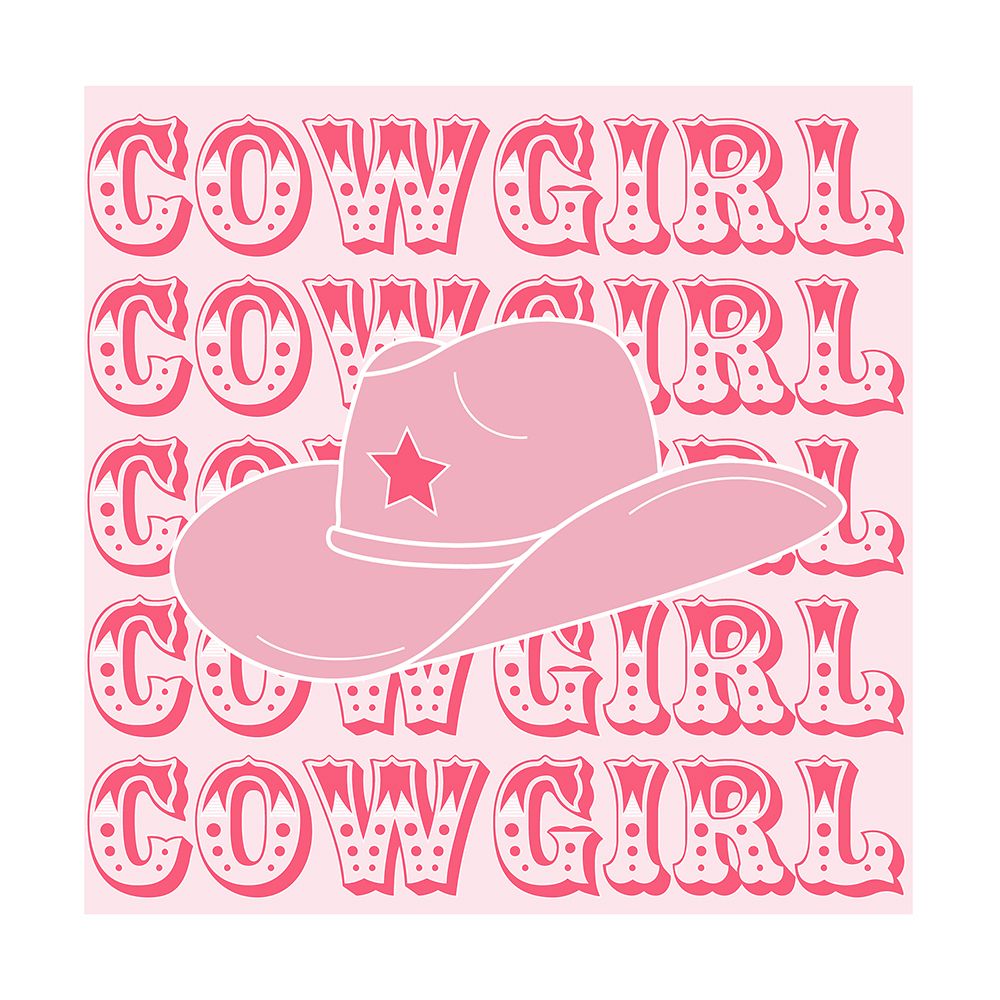 Cowgirl Hat art print by Corinne Rose Design for $57.95 CAD