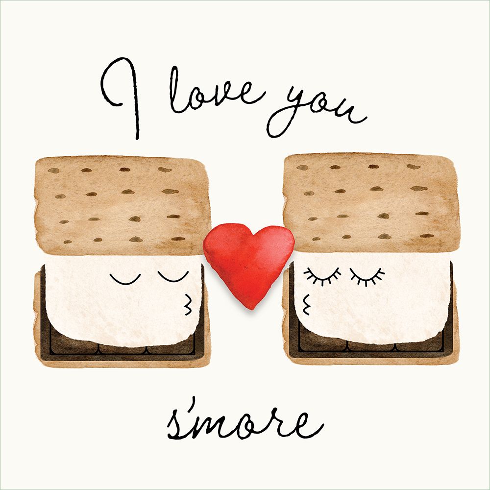I Love You Smore art print by Corinne Rose Design for $57.95 CAD