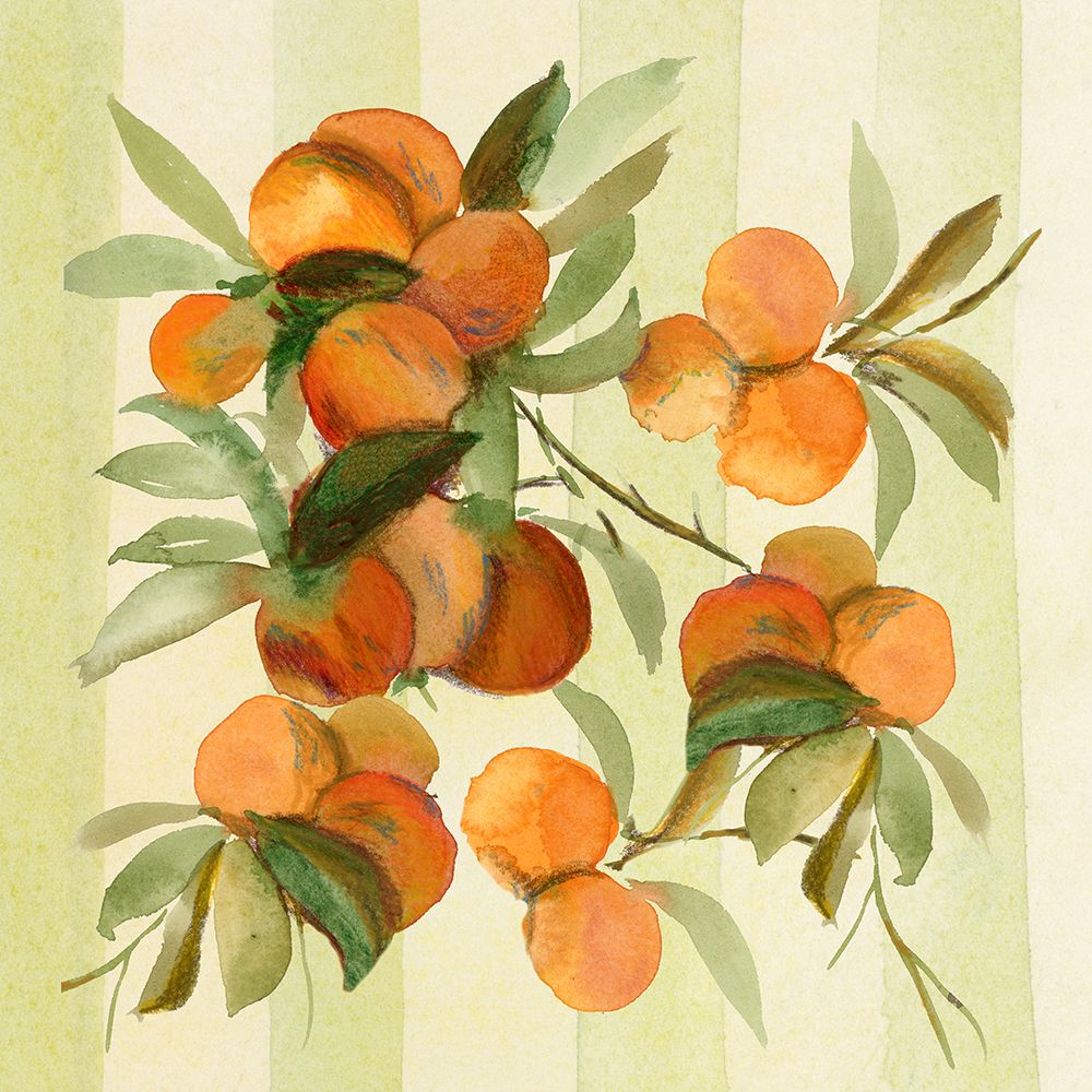 Peaches art print by Corinne Rose Design for $57.95 CAD