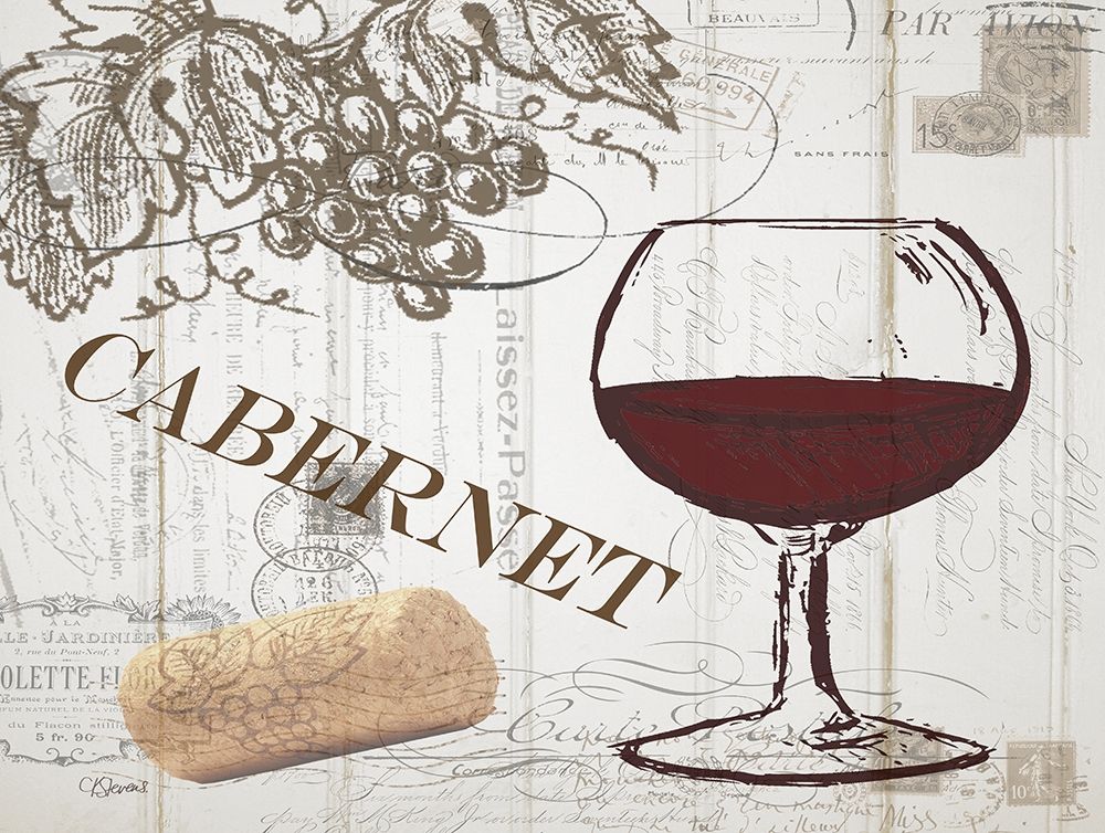 Vintage Wine 2 art print by Carole Stevens for $57.95 CAD