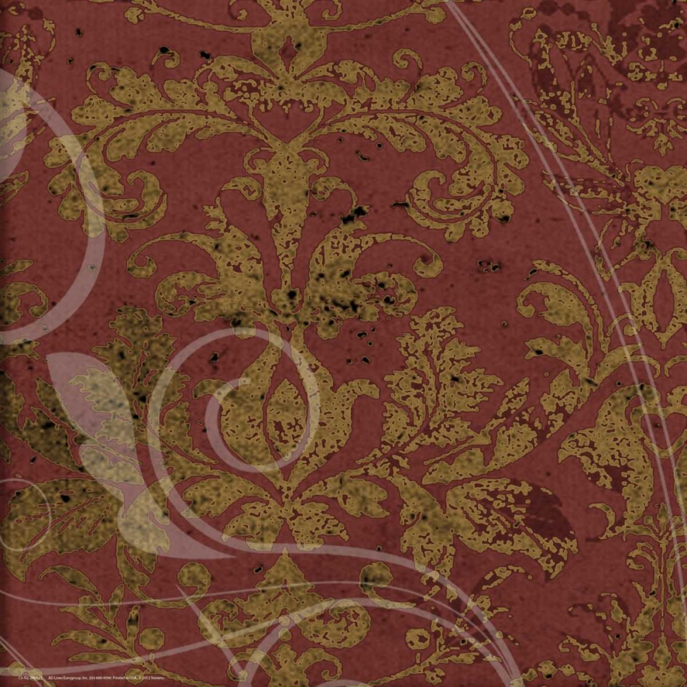 Brandy Wine Damask art print by Carole Stevens for $57.95 CAD