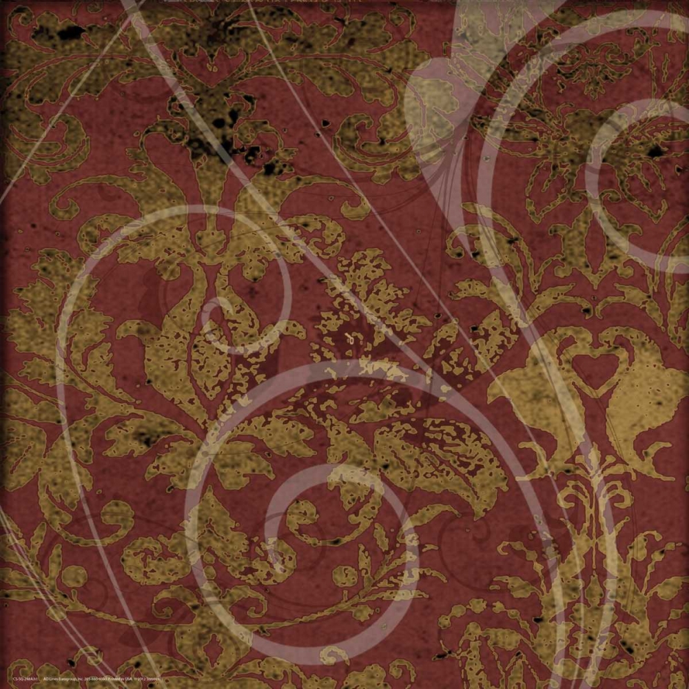 Brandy Wine Scroll art print by Carole Stevens for $57.95 CAD