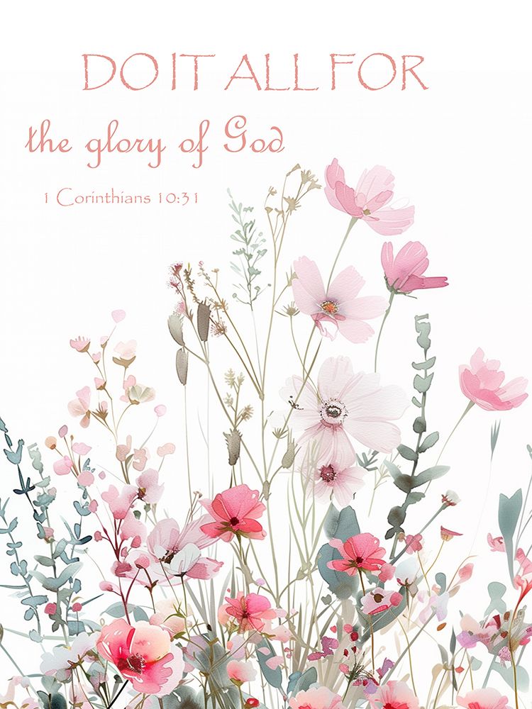 Glory Pink Meadow 1 art print by Christine Simpson for $57.95 CAD