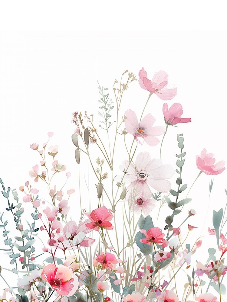 Pink Meadow 1 art print by Christine Simpson for $57.95 CAD