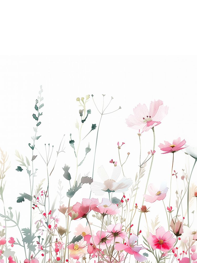 Pink Meadow 3 art print by Christine Simpson for $57.95 CAD