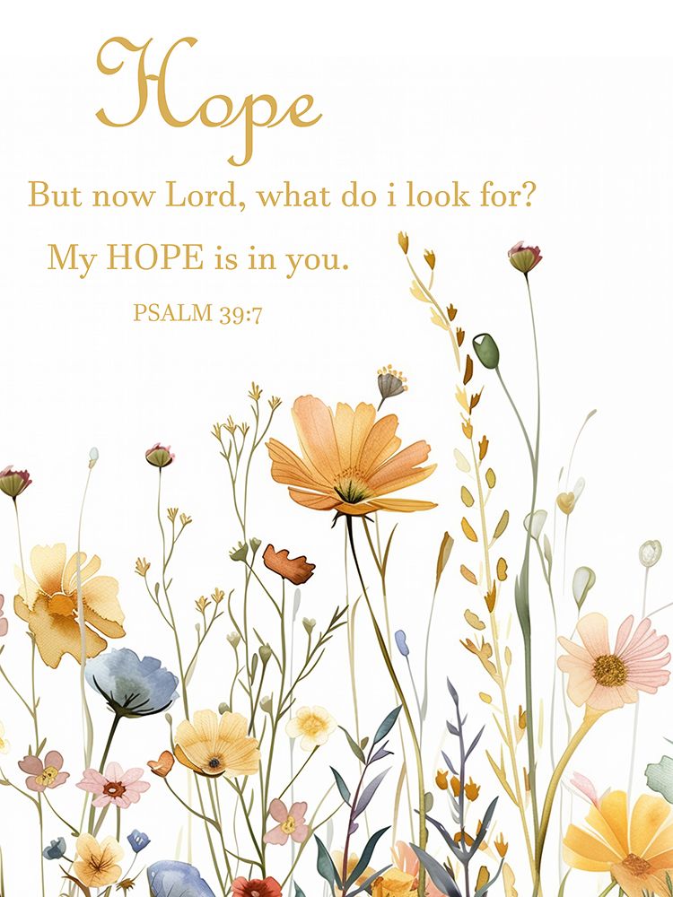 Hope Boho Wildflowers 2 art print by Christine Simpson for $57.95 CAD
