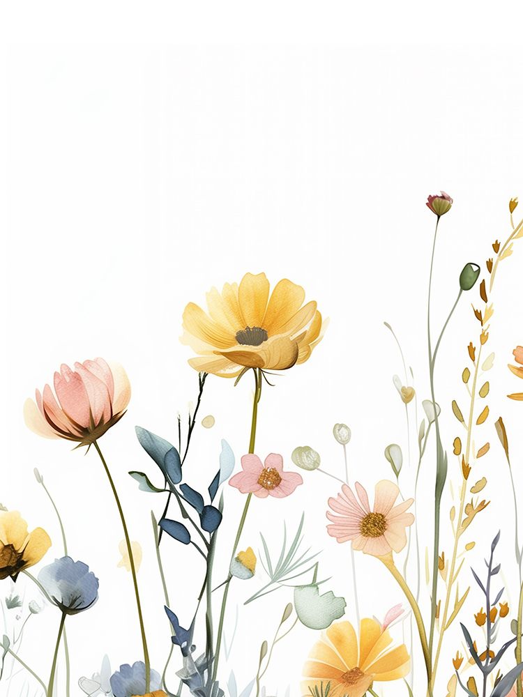 Boho Wildflowers 3 art print by Christine Simpson for $57.95 CAD