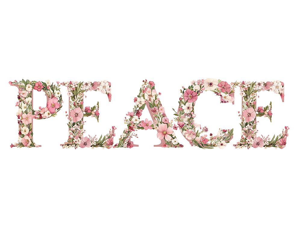 Pink Love Set 4 art print by Christine Simpson for $57.95 CAD