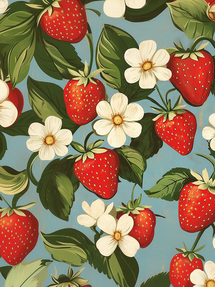 Strawberry 5 art print by Christine Simpson for $57.95 CAD
