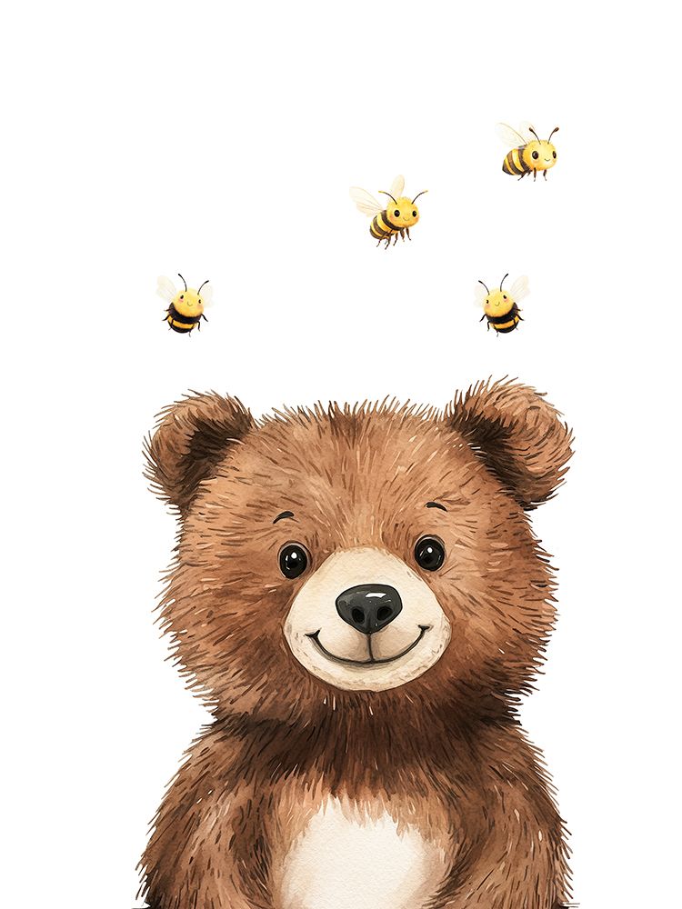Honey Friends 4 art print by Christine Simpson for $57.95 CAD