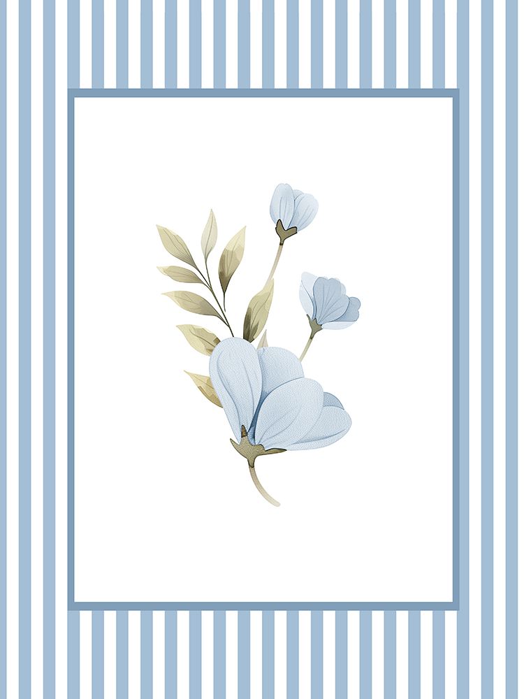 Blue Floral 2 art print by Christine Simpson for $57.95 CAD