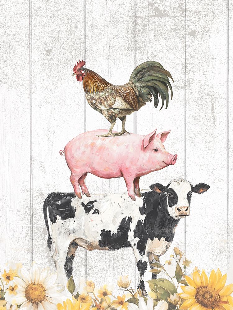 Farm Set 4 art print by Christine Simpson for $57.95 CAD