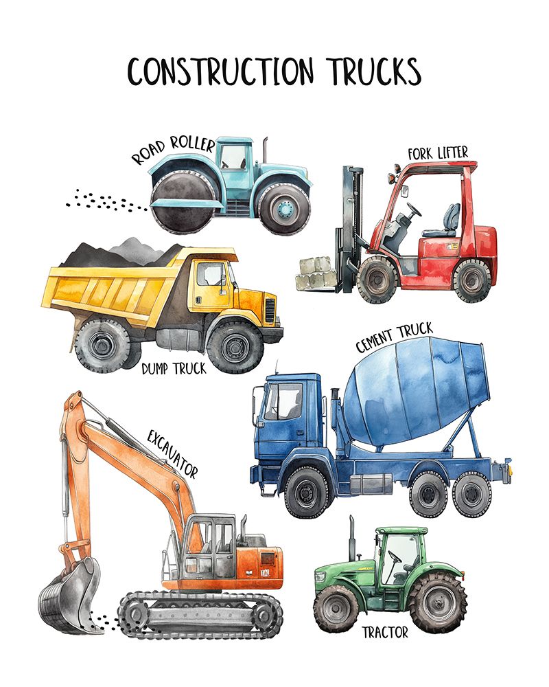 Trucks 1 art print by Christine Simpson for $57.95 CAD