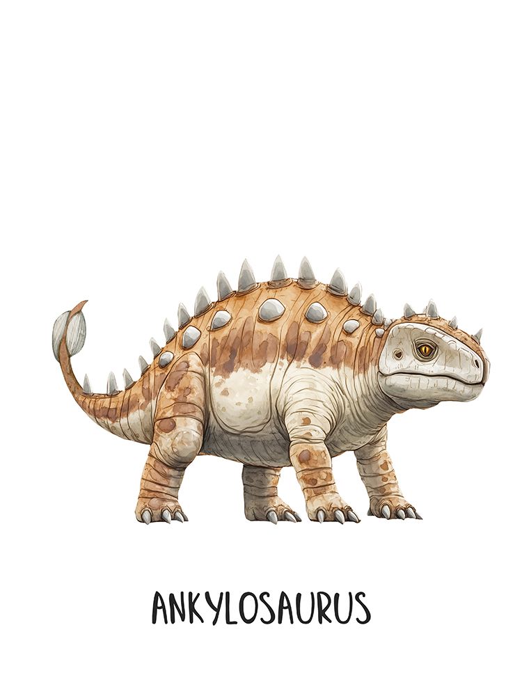 Meet The Dinosaurs 4 art print by Christine Simpson for $57.95 CAD