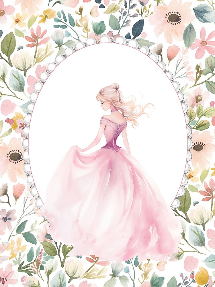 Princess Love 3 Pink art print by Christine Simpson for $57.95 CAD