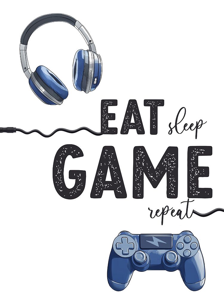 Gaming Eat Game art print by Christine Simpson for $57.95 CAD