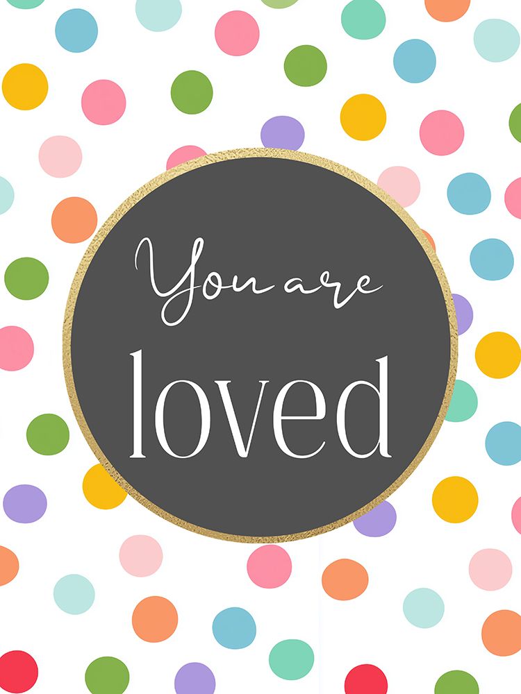 Polka Dots Affirmations 1 art print by Christine Simpson for $57.95 CAD