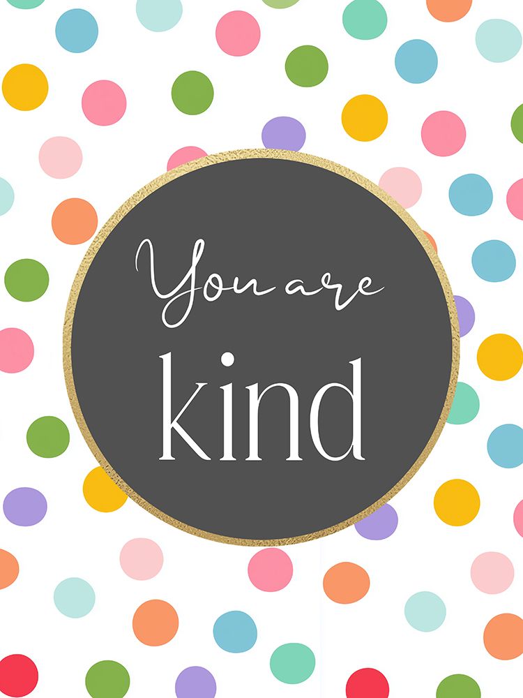 Polka Dots Affirmations 2 art print by Christine Simpson for $57.95 CAD