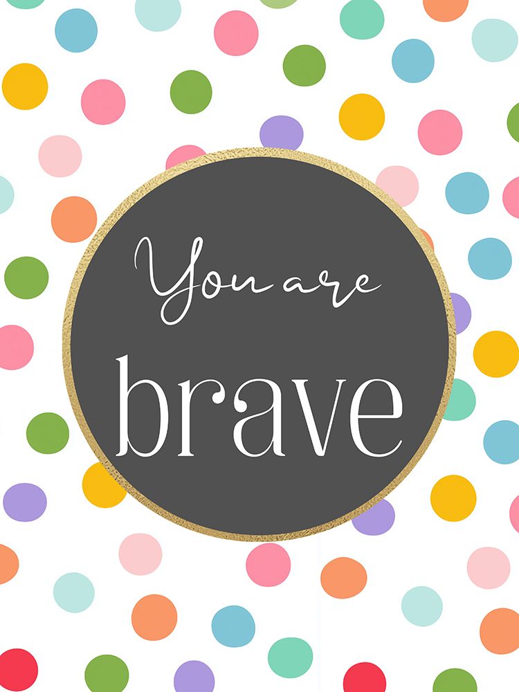 Polka Dots Affirmations 3 art print by Christine Simpson for $57.95 CAD