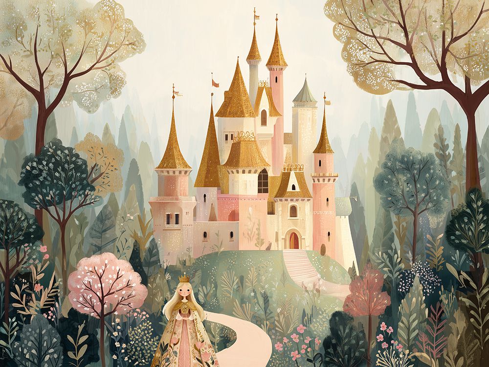 A Castle For A Princess 1 art print by Christine Simpson for $57.95 CAD