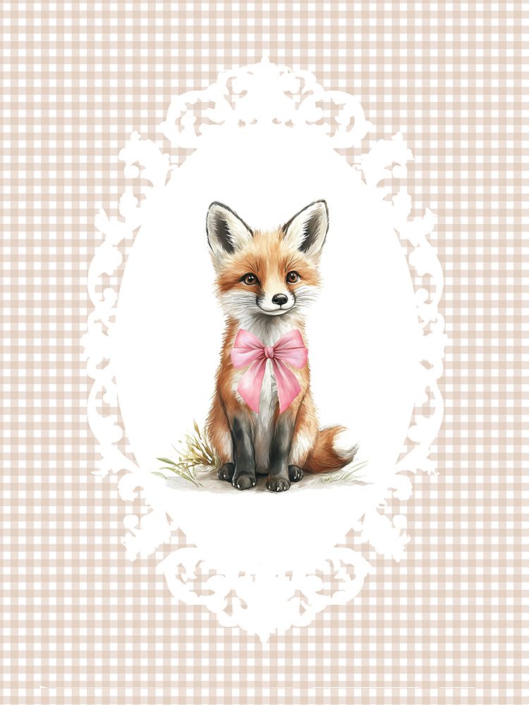 Vintage Bow Animals 2 art print by Christine Simpson for $57.95 CAD