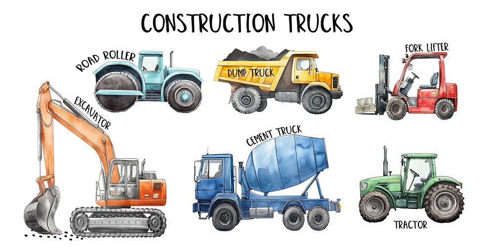 Trucks 2 art print by Christine Simpson for $57.95 CAD