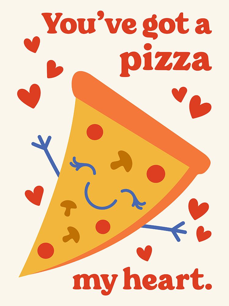 Pizza My Heart art print by Dena Ann Adams for $57.95 CAD