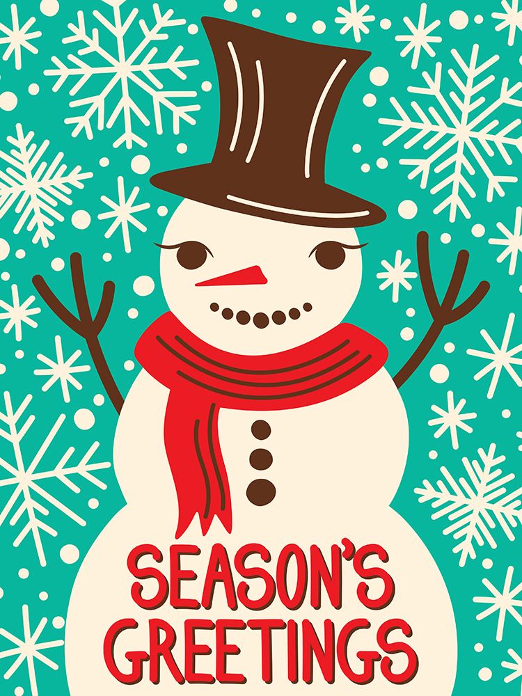 Snowman art print by Dena Ann Adams for $57.95 CAD