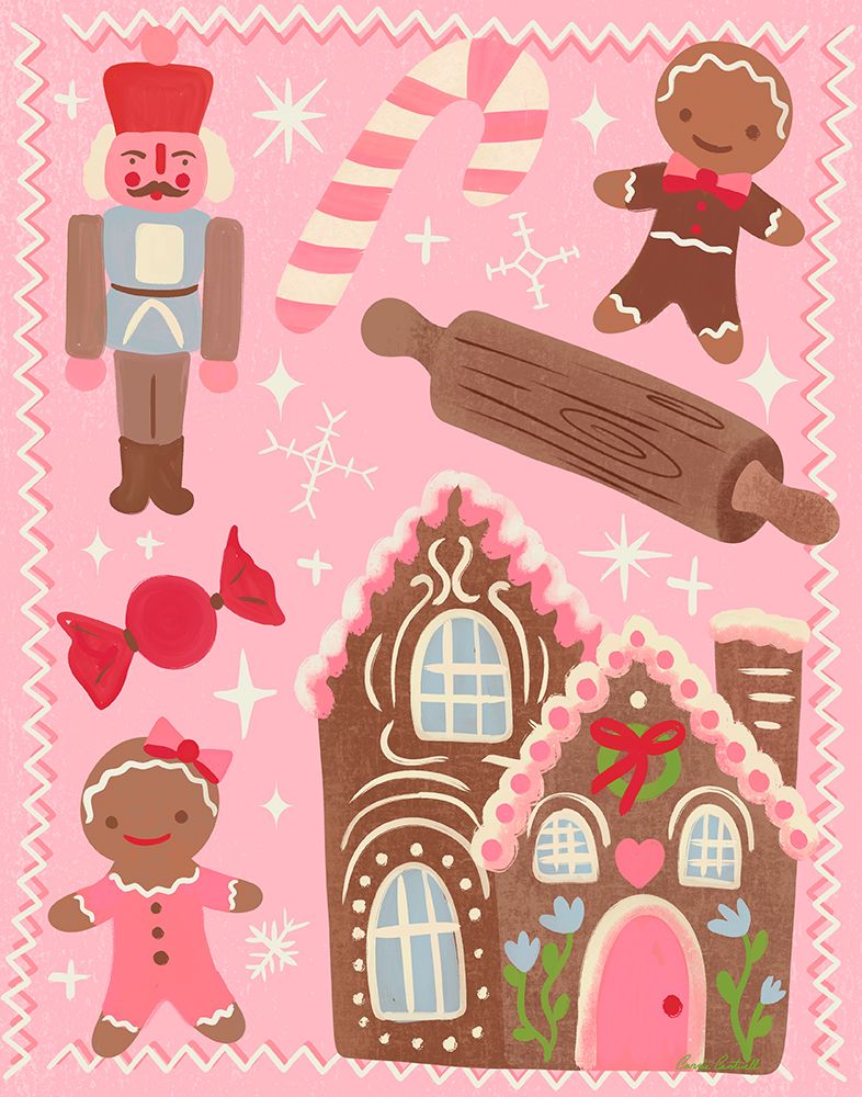 Christmas Baking art print by Dena Ann Adams for $57.95 CAD