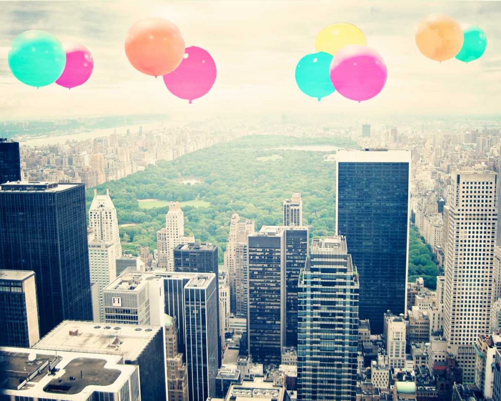 Central Park Balloons art print by Ashley Davis for $57.95 CAD