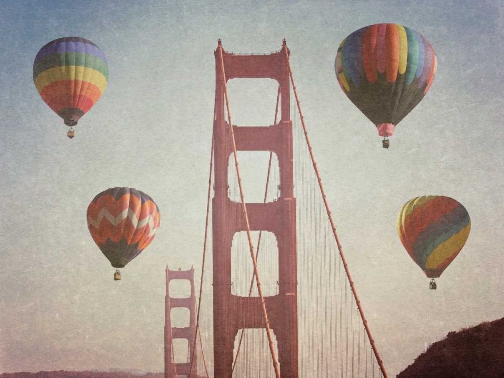 SF Balloons art print by Ashley Davis for $57.95 CAD
