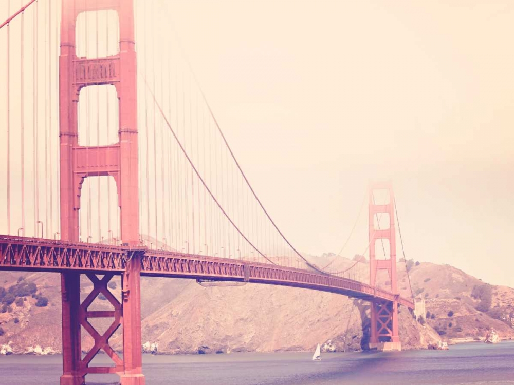 Golden Gate Vintage art print by Ashley Davis for $57.95 CAD