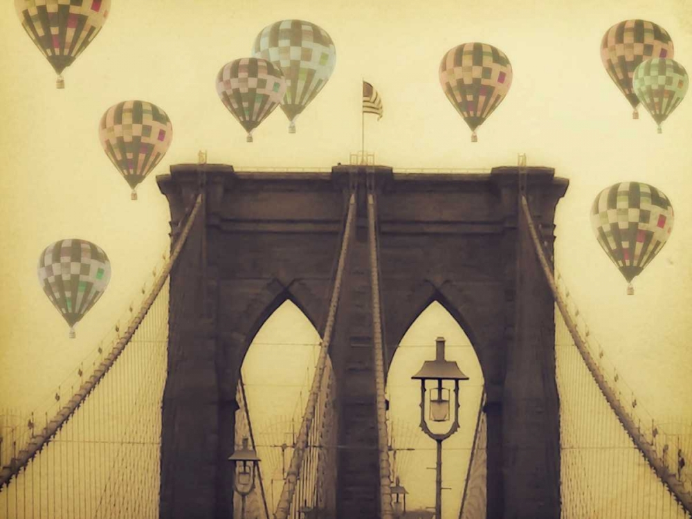 Bridge Balloons art print by Ashley Davis for $57.95 CAD