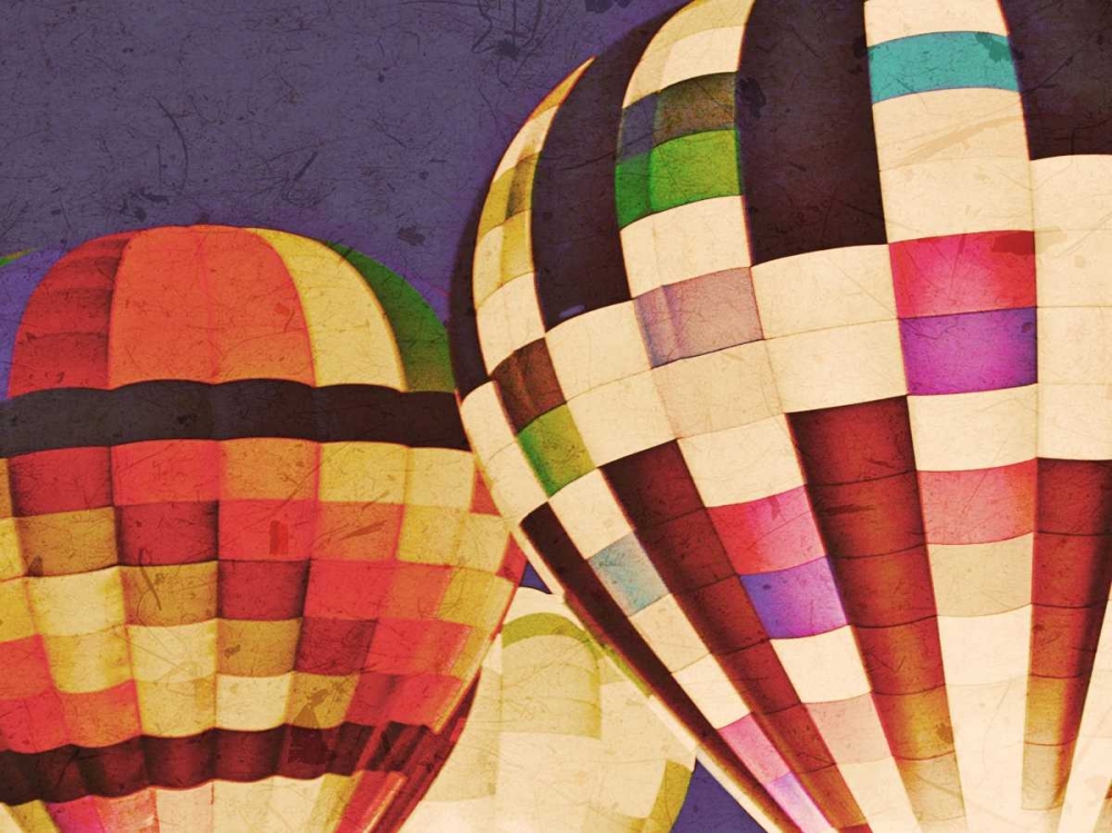 Three Hot Air Balloons art print by Ashley Davis for $57.95 CAD