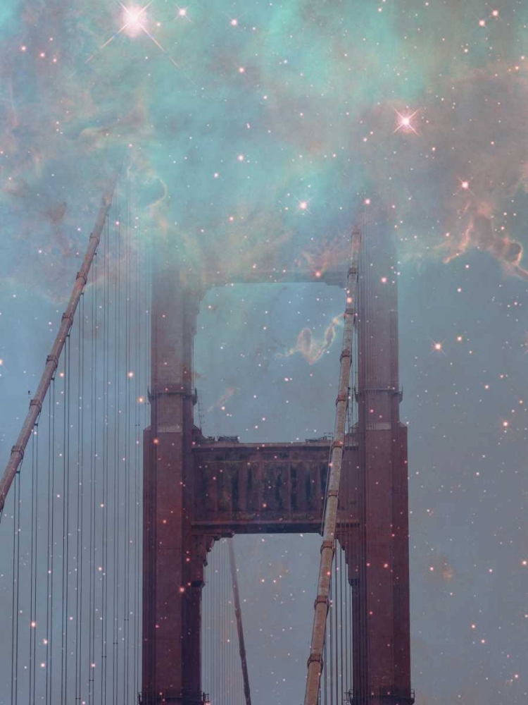 Starry San Francisco. art print by Ashley Davis for $57.95 CAD