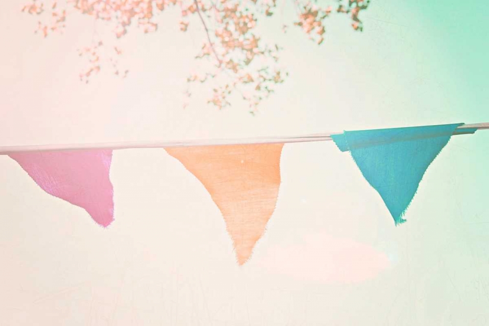 Vintage bunting hot. art print by Ashley Davis for $57.95 CAD